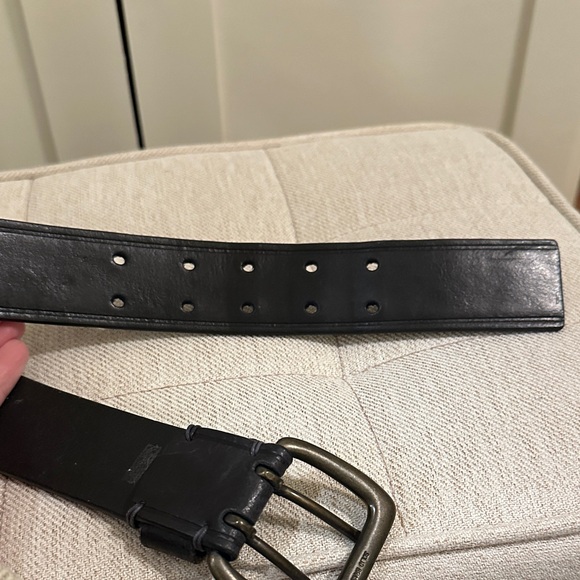 Levis Strauss Black Leather Belt for Men Size M - Picture 8 of 9